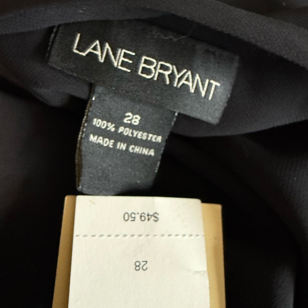 Lane Bryant Black Sequin Chiffon Tank Top - Picture 6 of 8